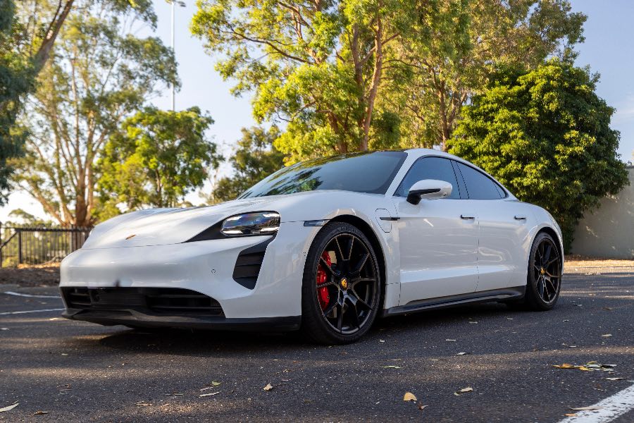 2022 PORSCHE TAYCAN GTS interior dashboard photo on CarNest