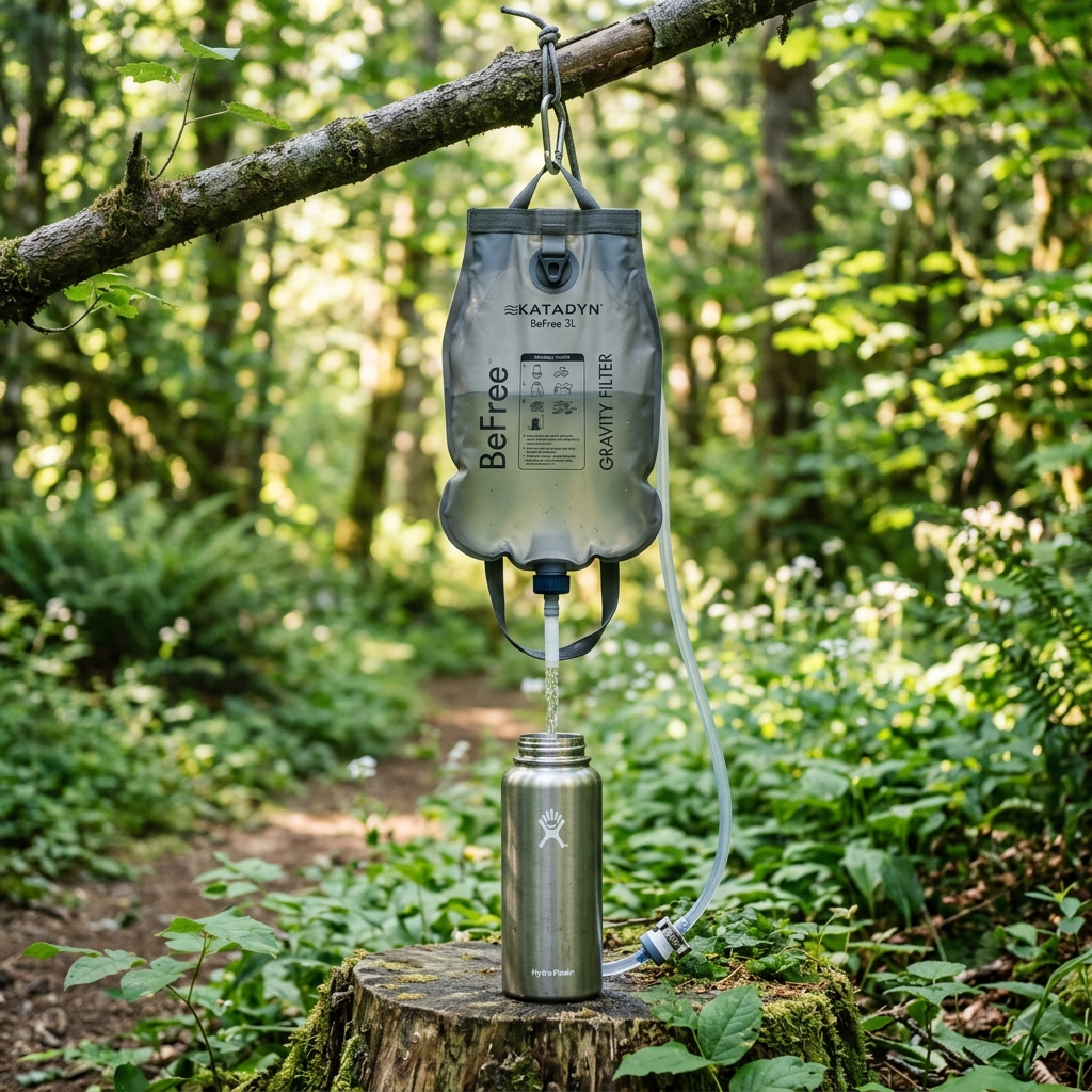 Gestion de l'eau en bivouac : autonomie et filtration