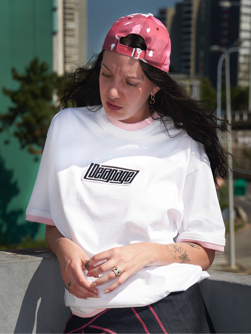 OVERSIZE KISSKISS TEE