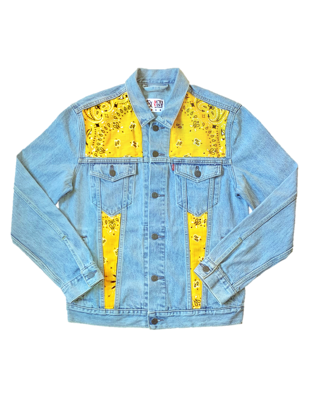 Paisley denim jacket
