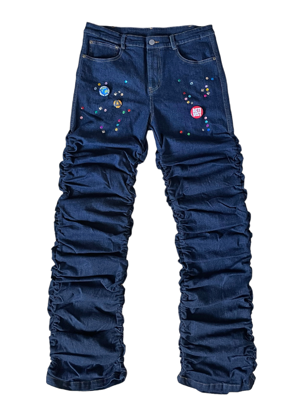 RIOT DENIM PANTS BLUE