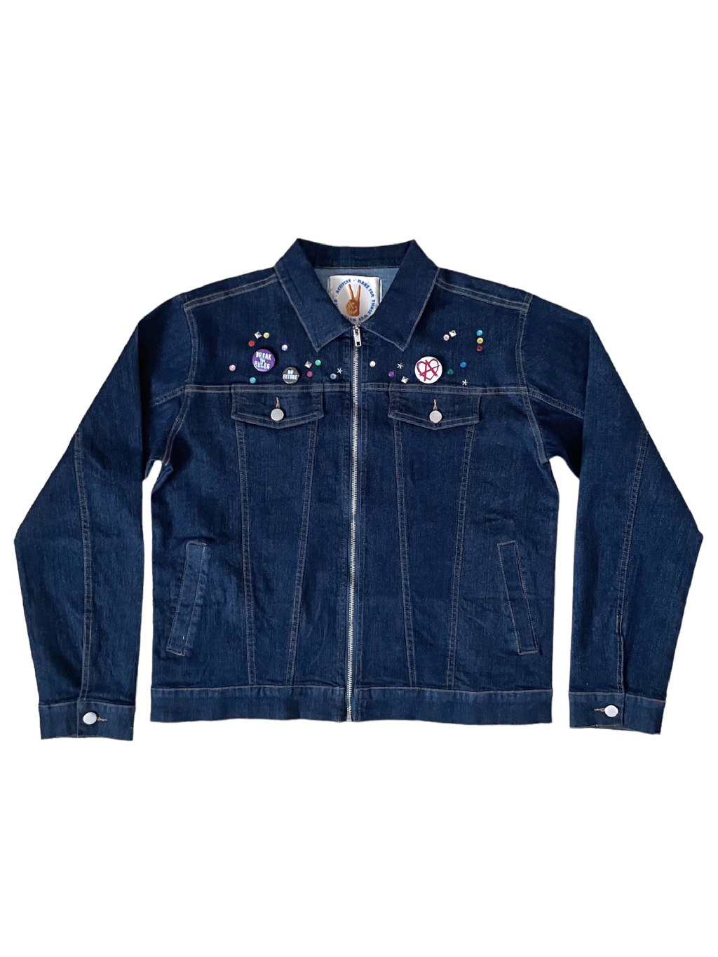 RIOT DENIM JACKET BLUE