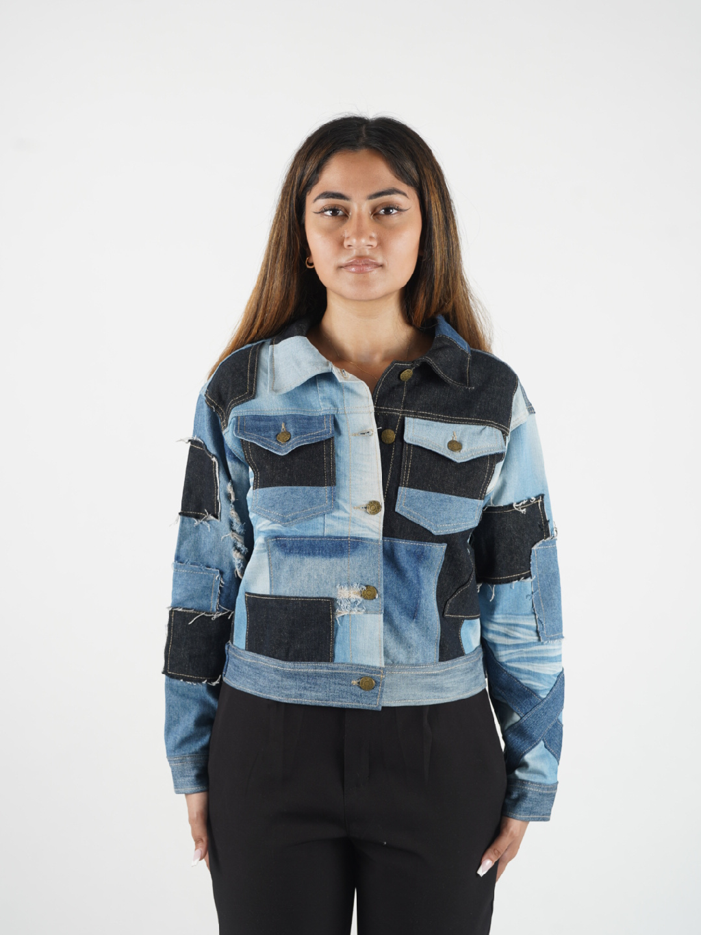 Patchwork Denim Jacket