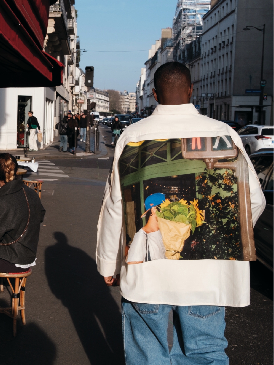 FLOWER GUY silk foulard