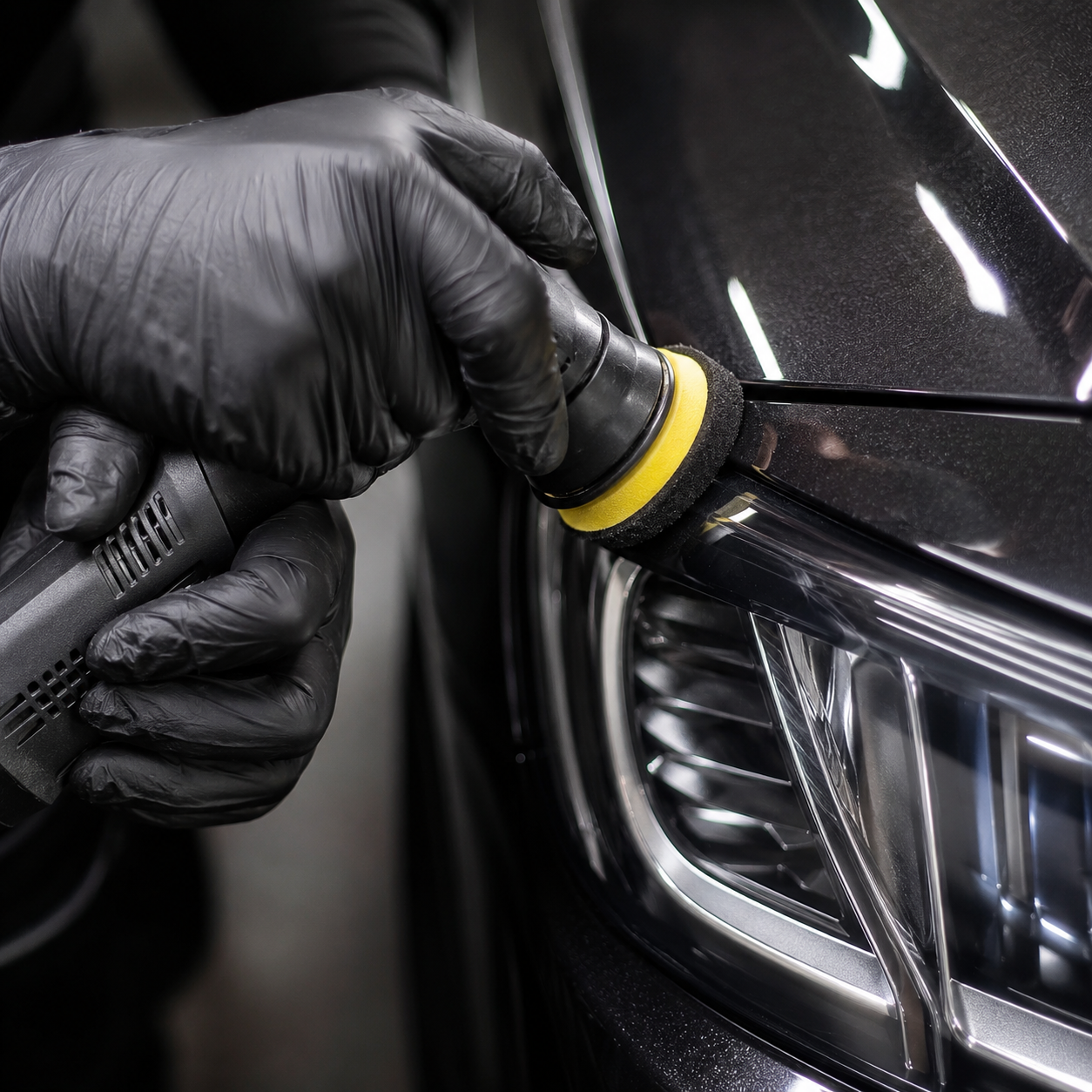 Lucidatura professionale dell'auto per una finitura impeccabile.