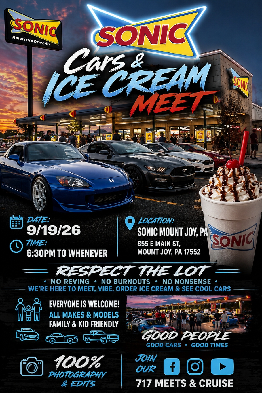 Cars & ice cream