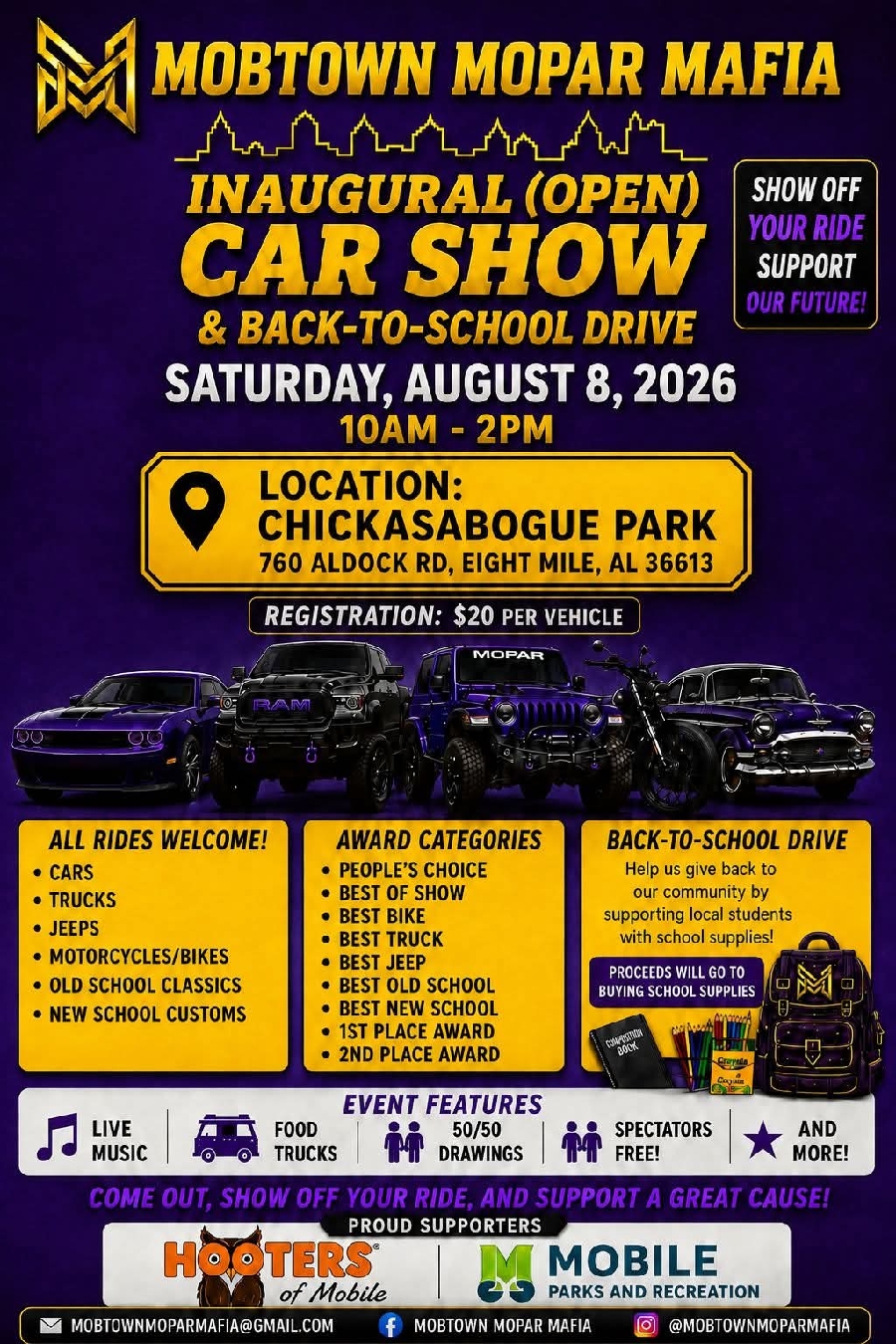 Mobtown Mopar Mafia Inaugural Open Car Show