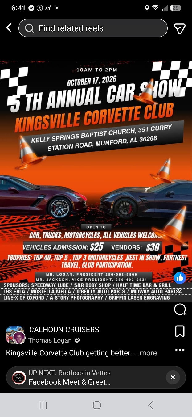 5th Annual Kingsville Corvette Club Car Show