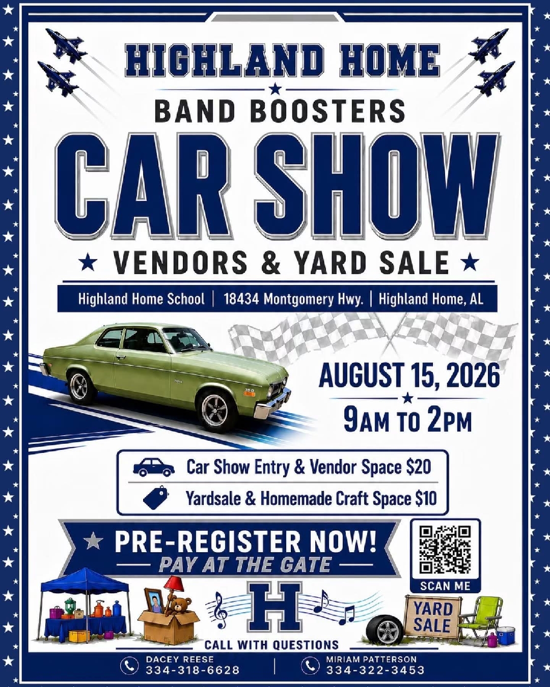 Highland Home Band Booster Car Show
