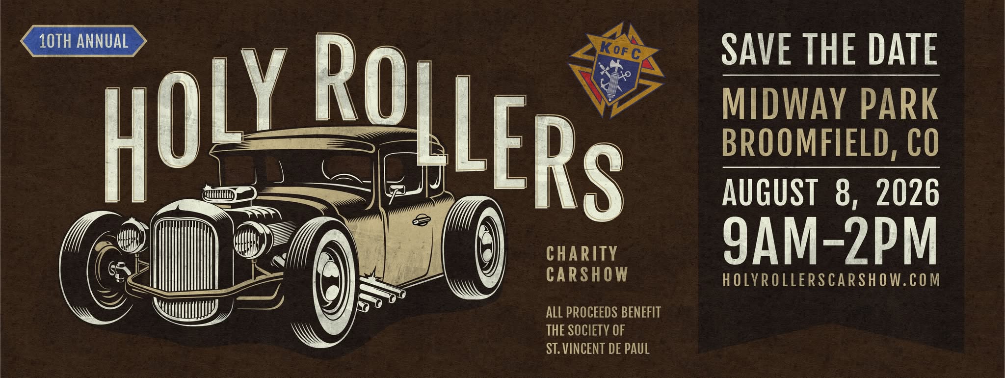 10th Annual Holy Rollers Charity Car Show