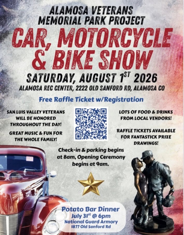 Alamosa Veterans Memorial Park 4th Annual Car Show
