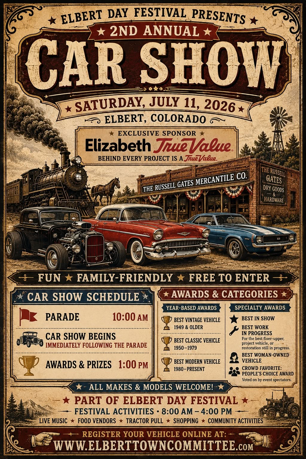 Elbert Day Festival Car Show