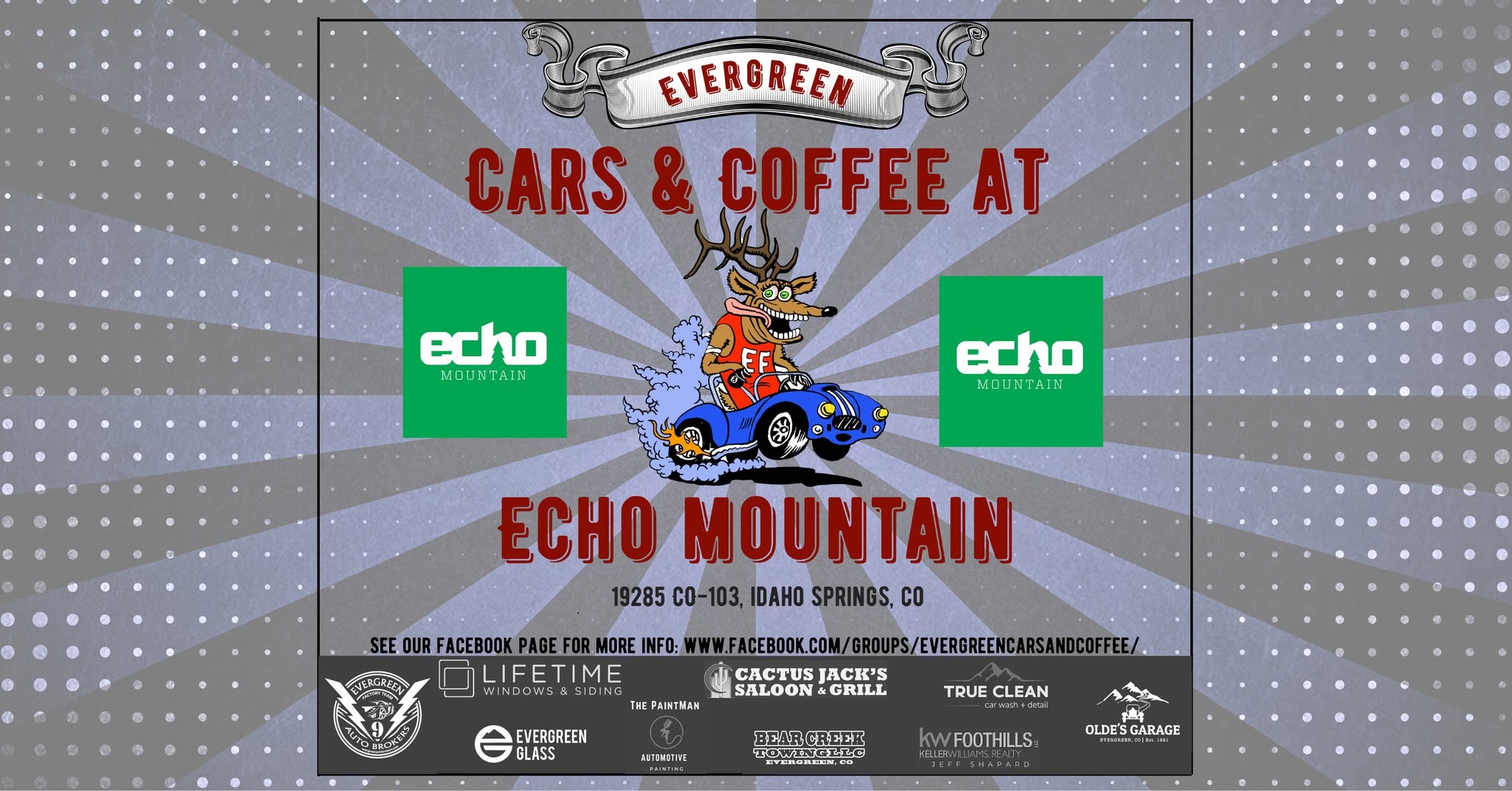 Evergreen Cars & Coffee at Echo Mountain