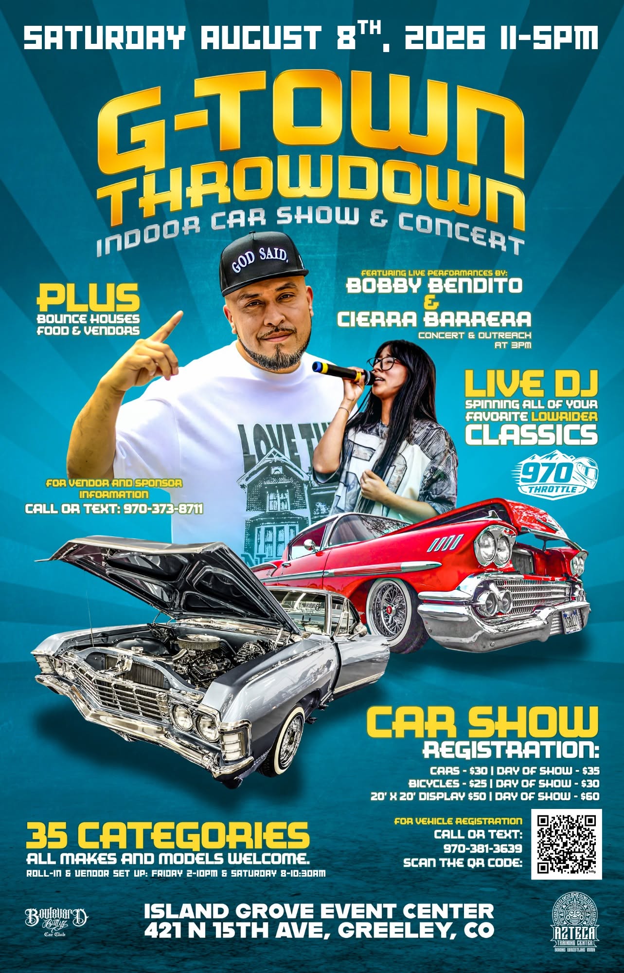 G Town Throwdown Indoor Car Show & Concert