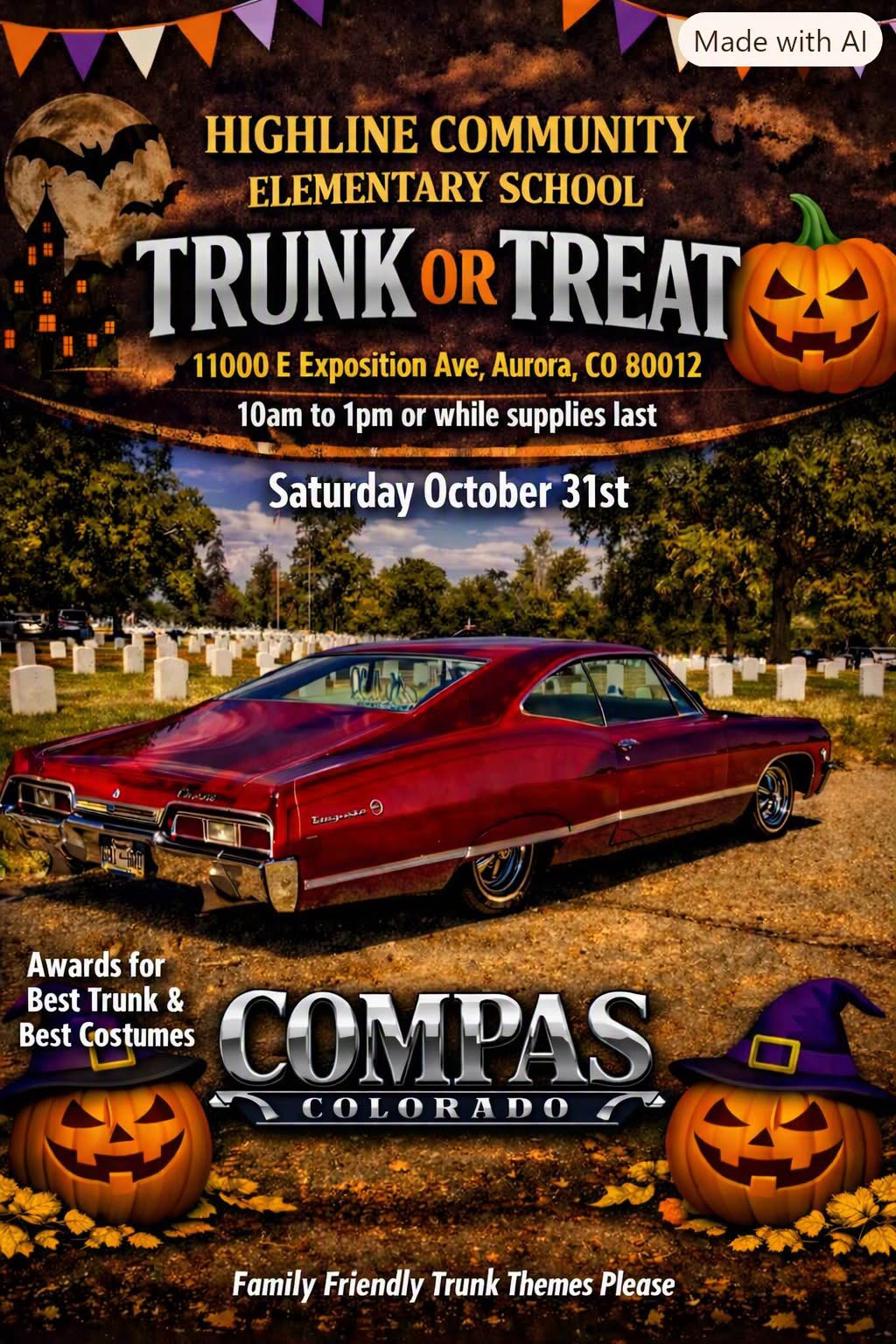 Highline Elementary School Trunk or Treat