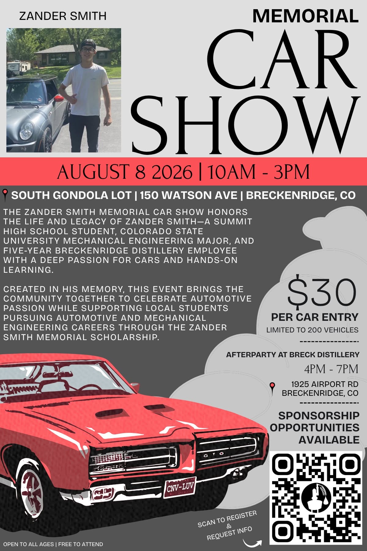 Zander Smith Memorial Car Show