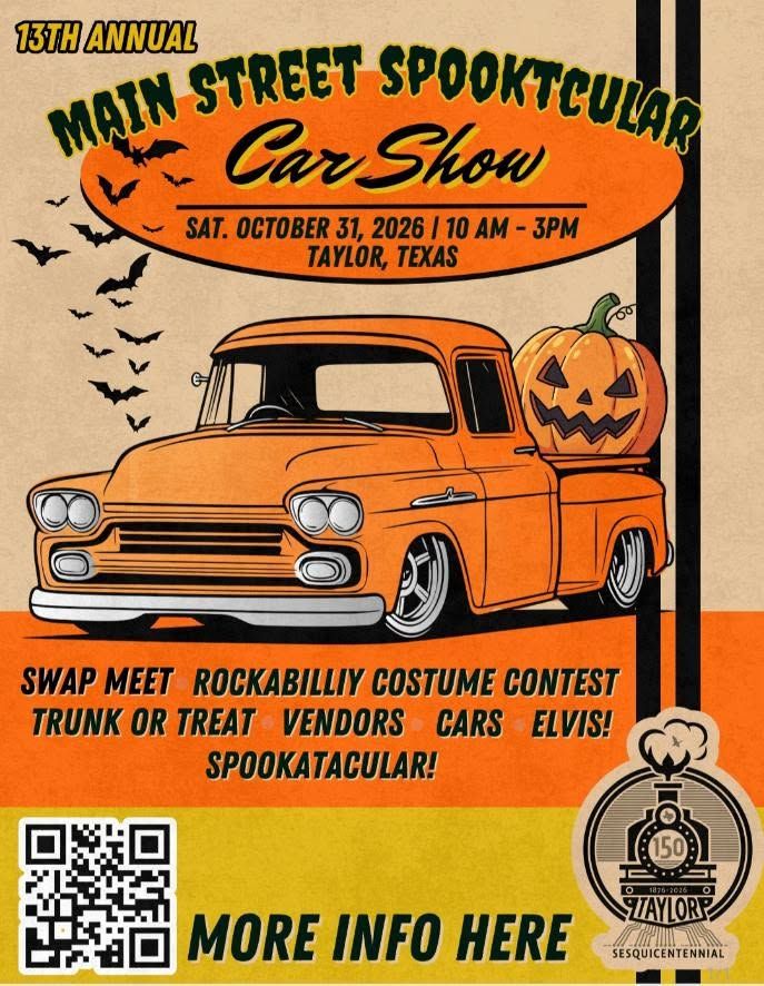 13th Annual Taylor Main Street Car Show