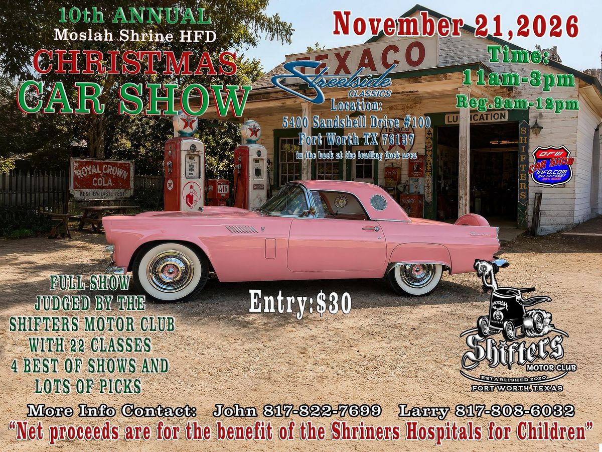 2026 - 10th Annual Moslah Shrine HFD Christmas Car Show