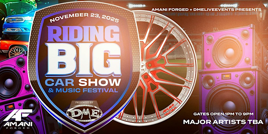 2026 Riding Big Car Show - The 27th Annual @ Emery Field