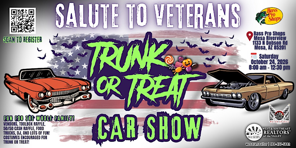 2026 WeSERV Salute to Veterans Trunk or Treat Car Show