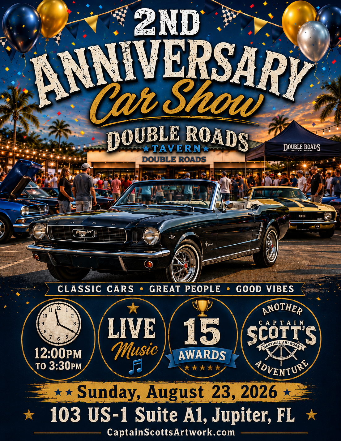 2nd Anniversary Double Roads Cruise In