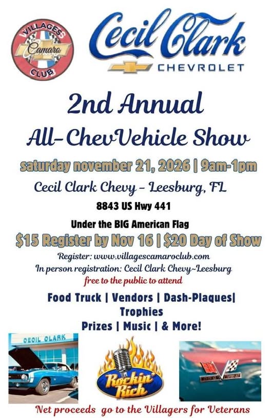 2nd Annual All-Chevy Vehicle Show