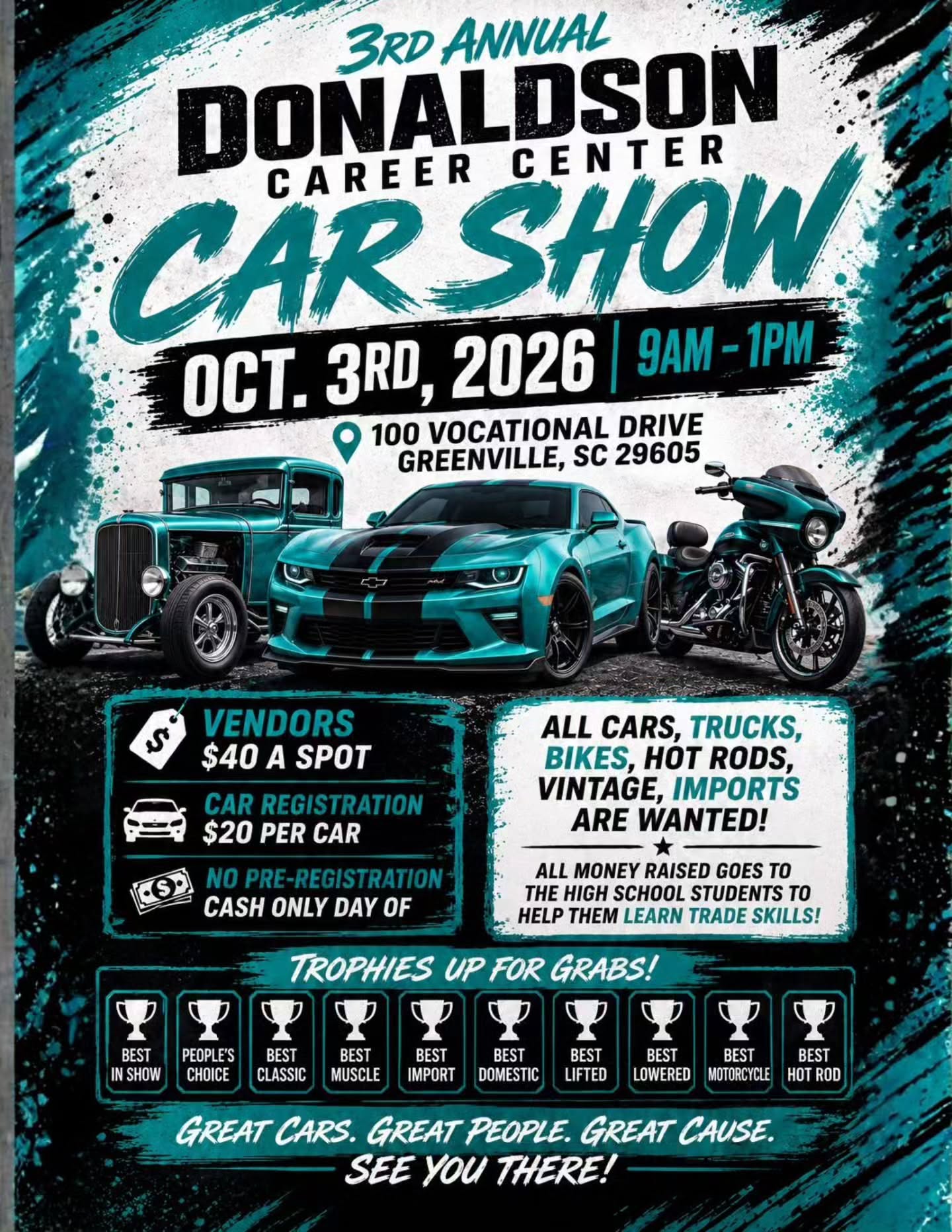 3rd Annual Donaldson Career Center Car Show
