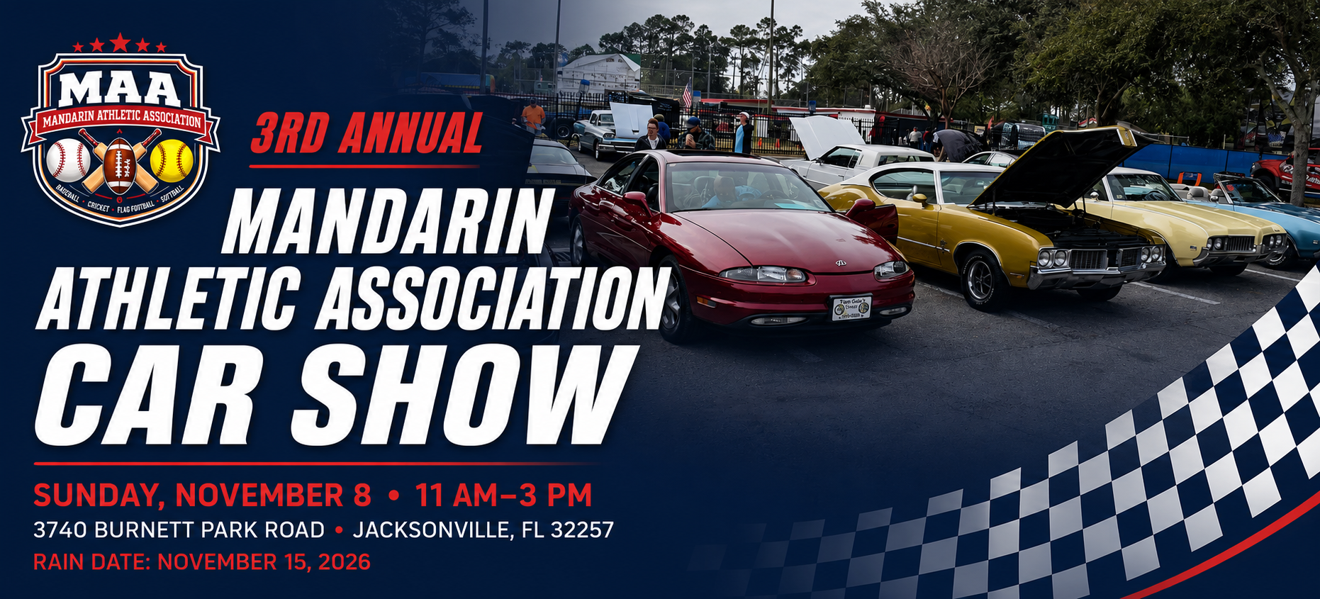 3rd Annual Mandarin Athletic Car Show