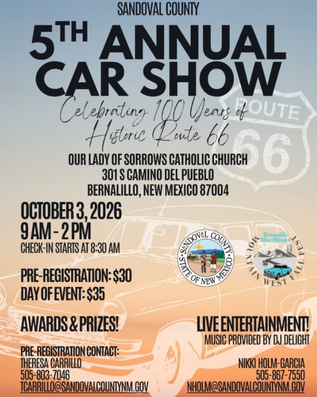 5th Annual Sandoval County Car Show