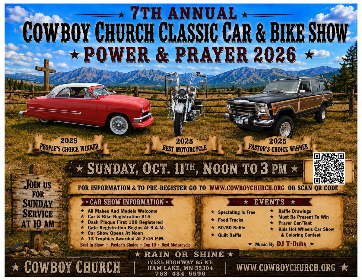 7th Annual Cowboy Church Classic Car & Bike Show