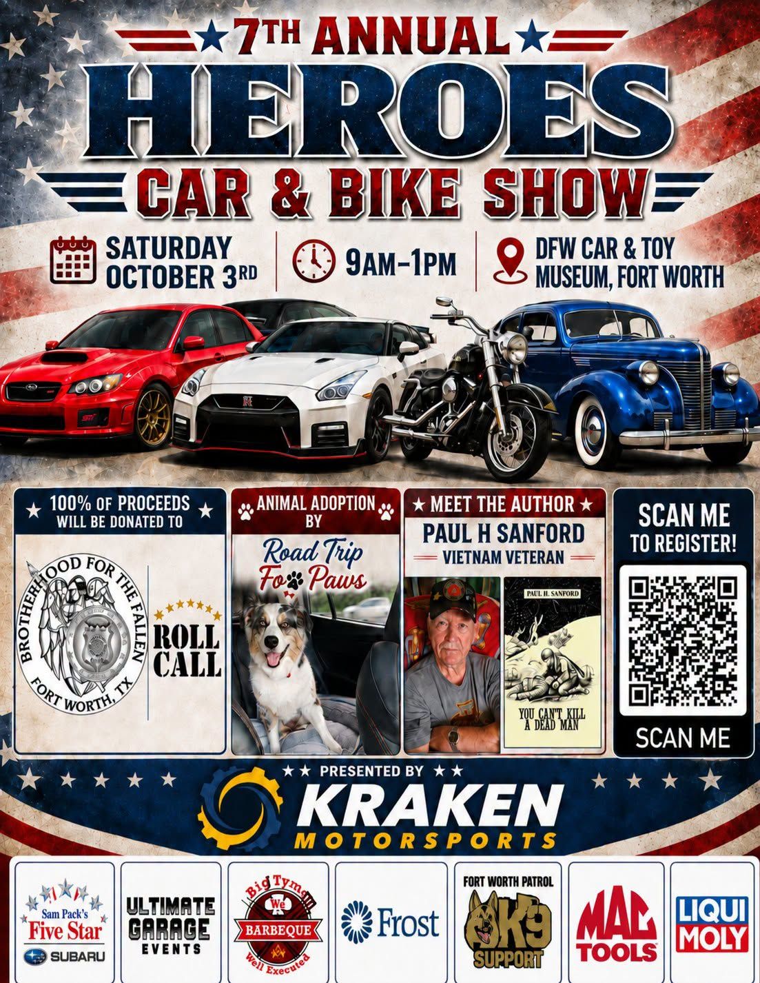 7th Annual Veterans/First Responders Car and Bike Show