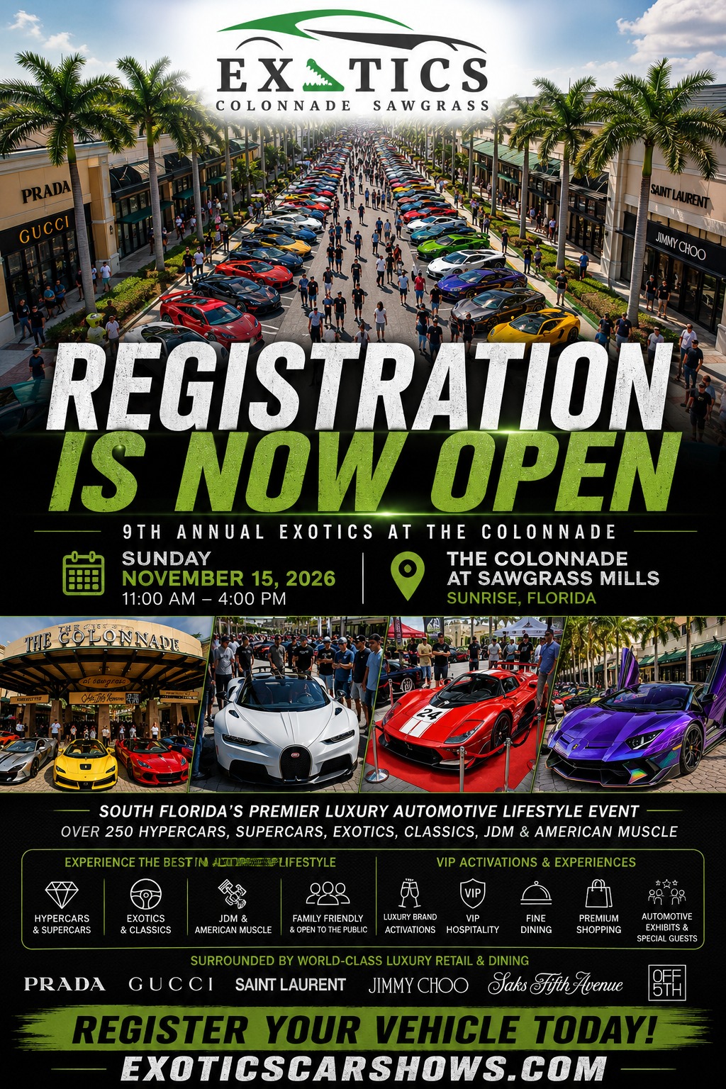 9th Annual Exotics at The Colonnade