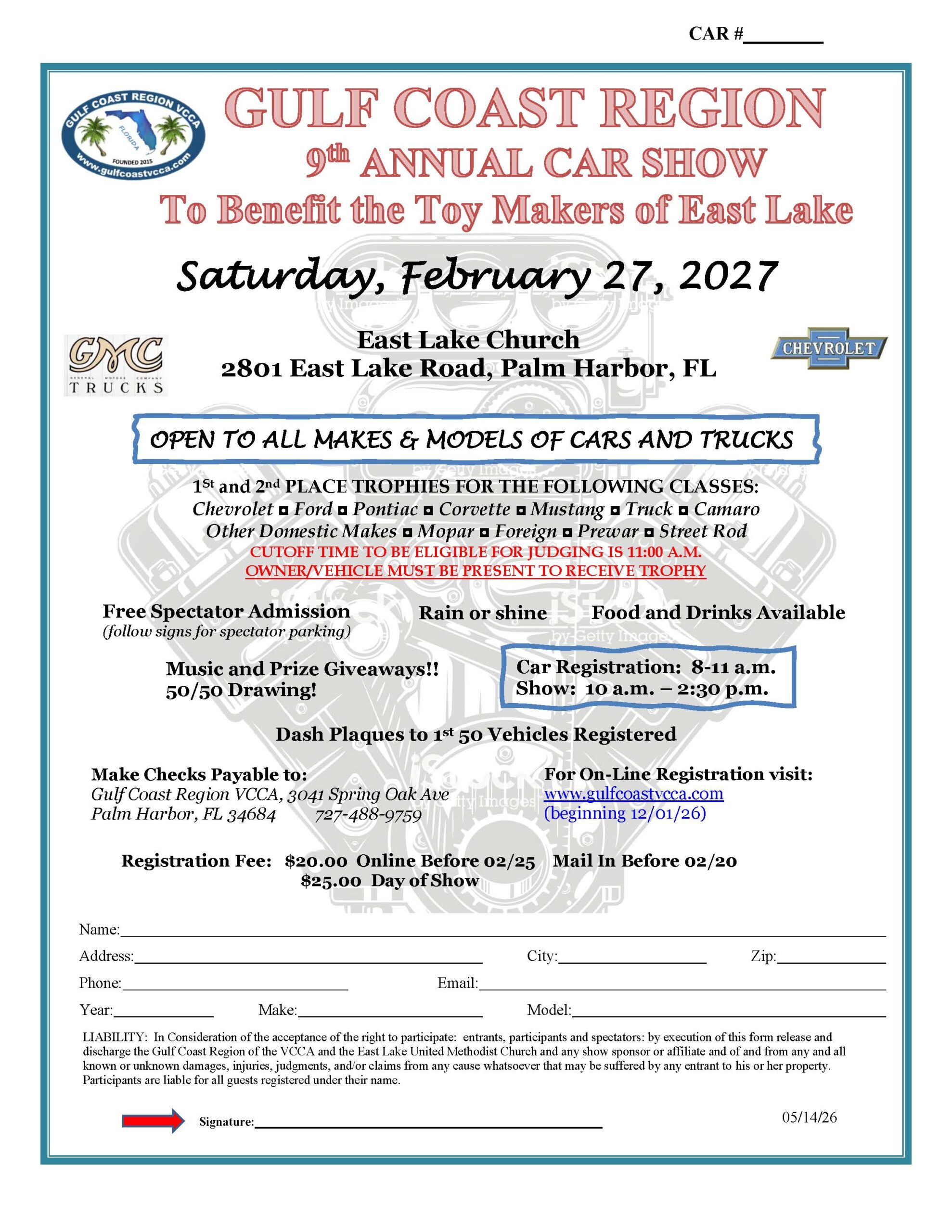 9th Annual Gulf Coast Region Car Show