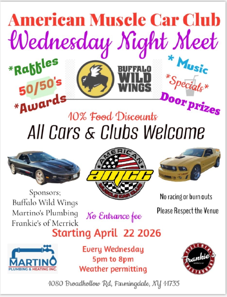 American Muscle Car Club Wednesday Night Meet