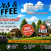 August - Cars & Coffee at the Mill 2026