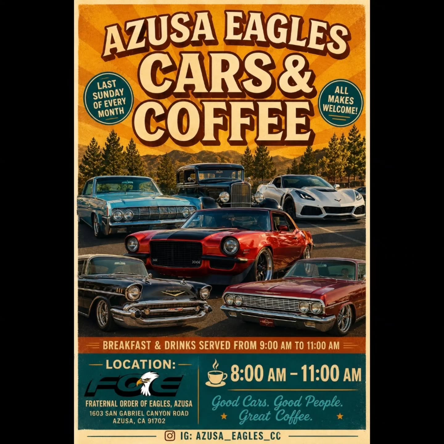 Azusa Eagles Cars & Coffee