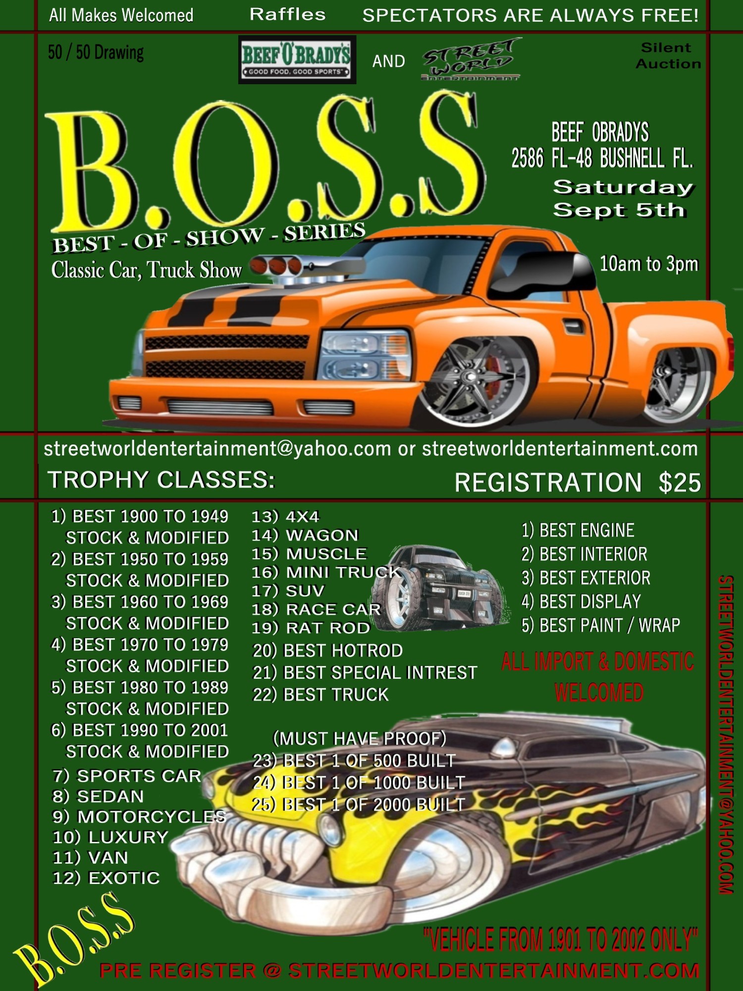 B.O.S.S. Car & Truck Show in Bushnell