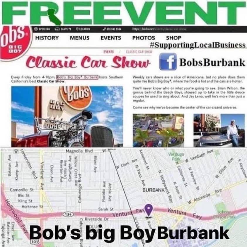 Bob's Big Boy Burbank Classic Car Show