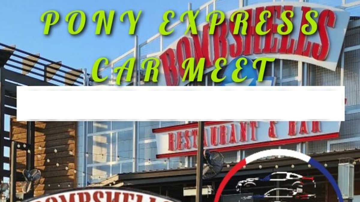 Bombshells Katy Pony Express Car Meet
