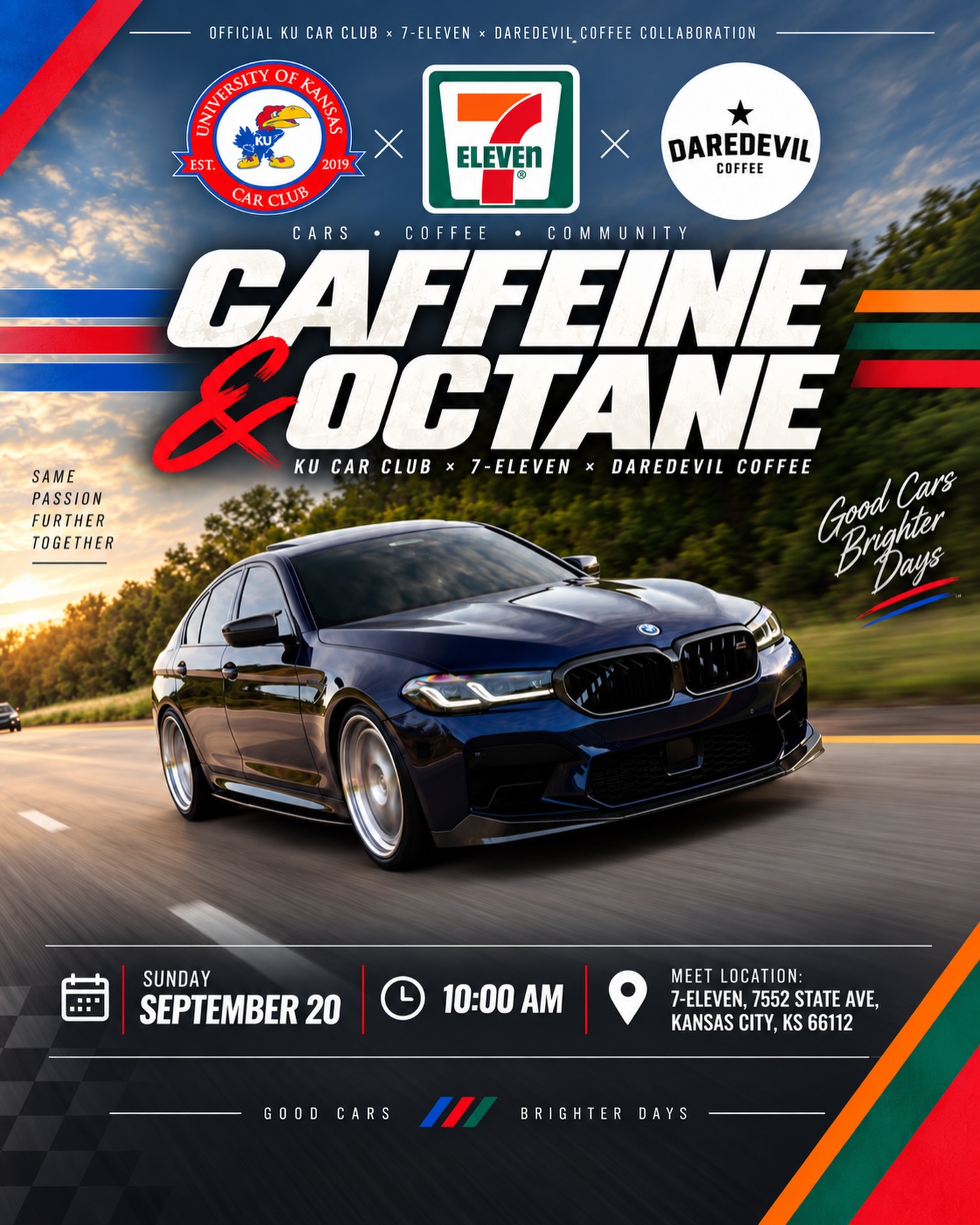 Caffeine & Octane — KU Car Club x 7-Eleven x Daredevil Coffee