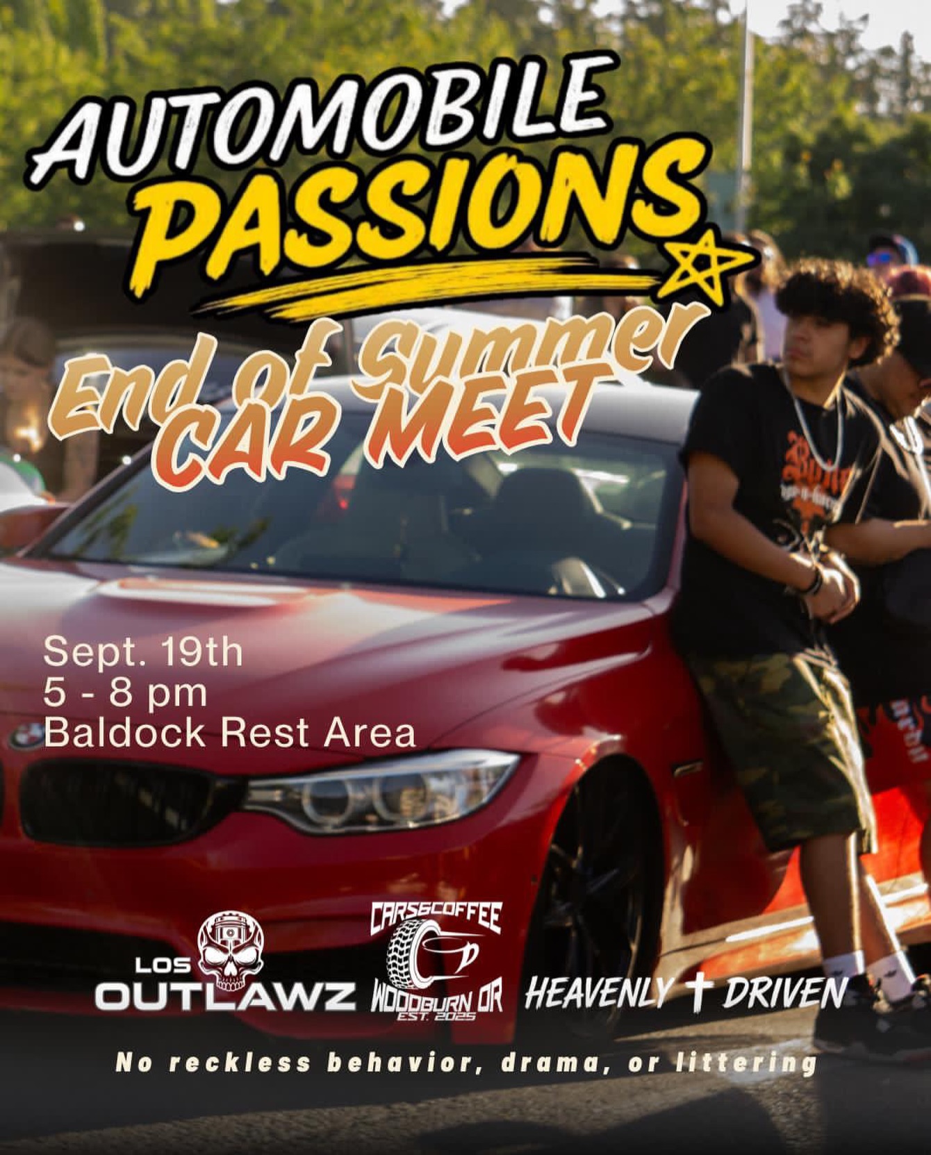 Car Meet at Baldock Rest Area