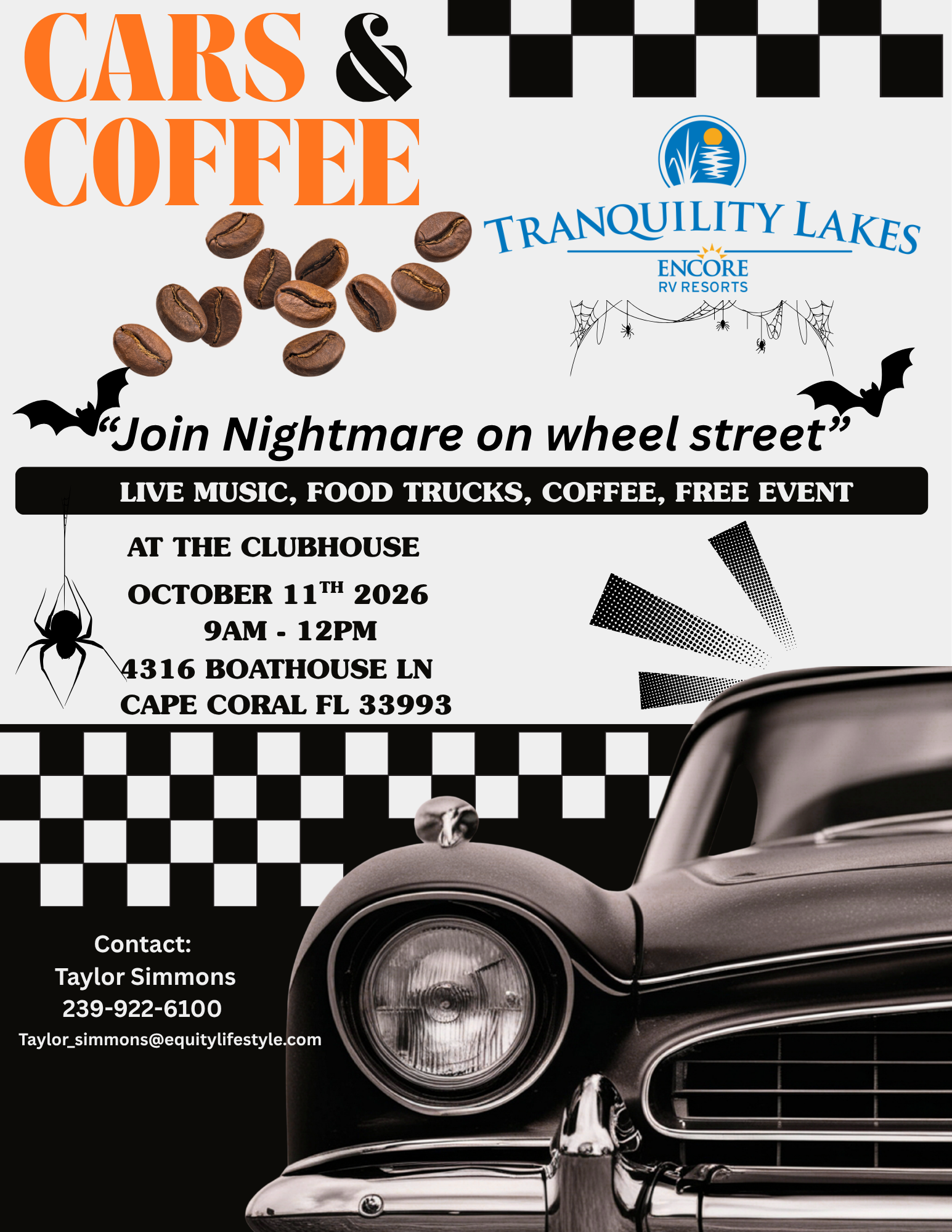 Cars And Coffee At Tranquility Lake