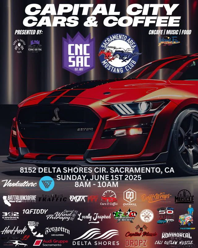 Cars and Coffee Sac at Starbucks Delta Shores