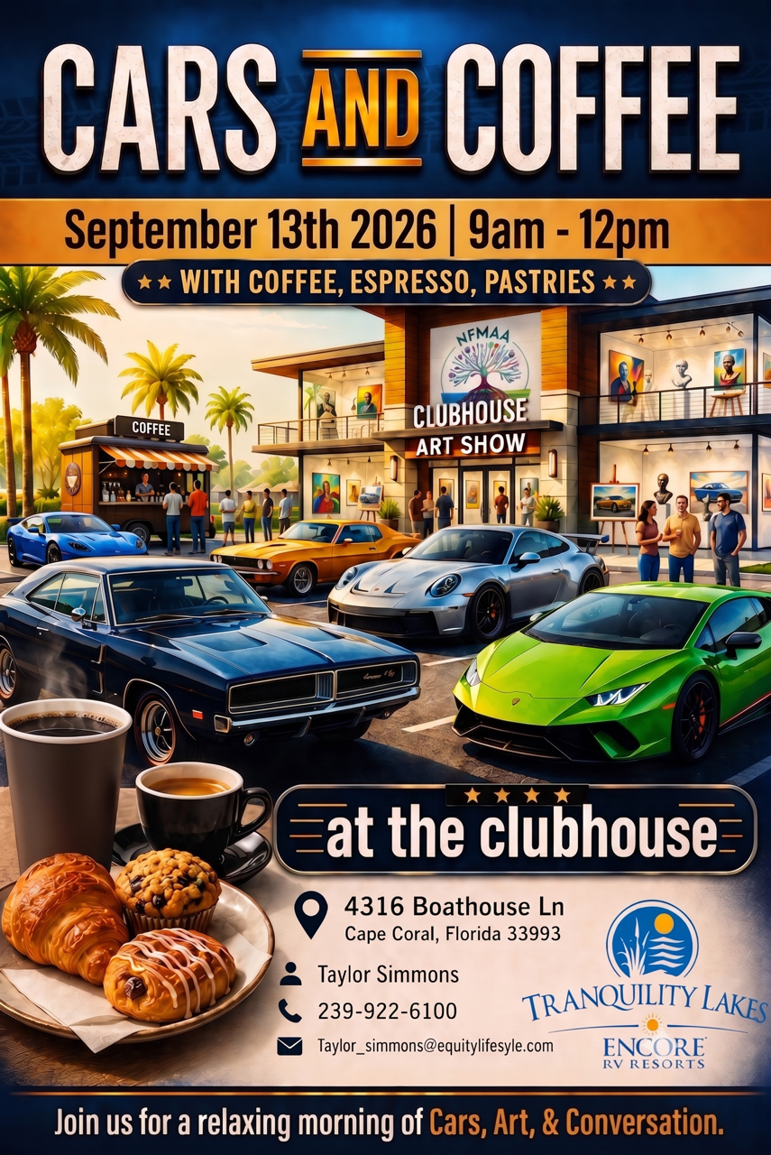 Cars, Art and Coffee
