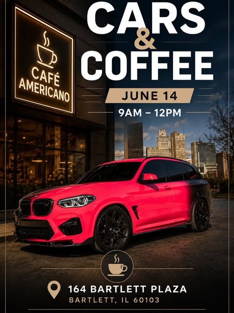 Cars & Coffee at Cafe Americano