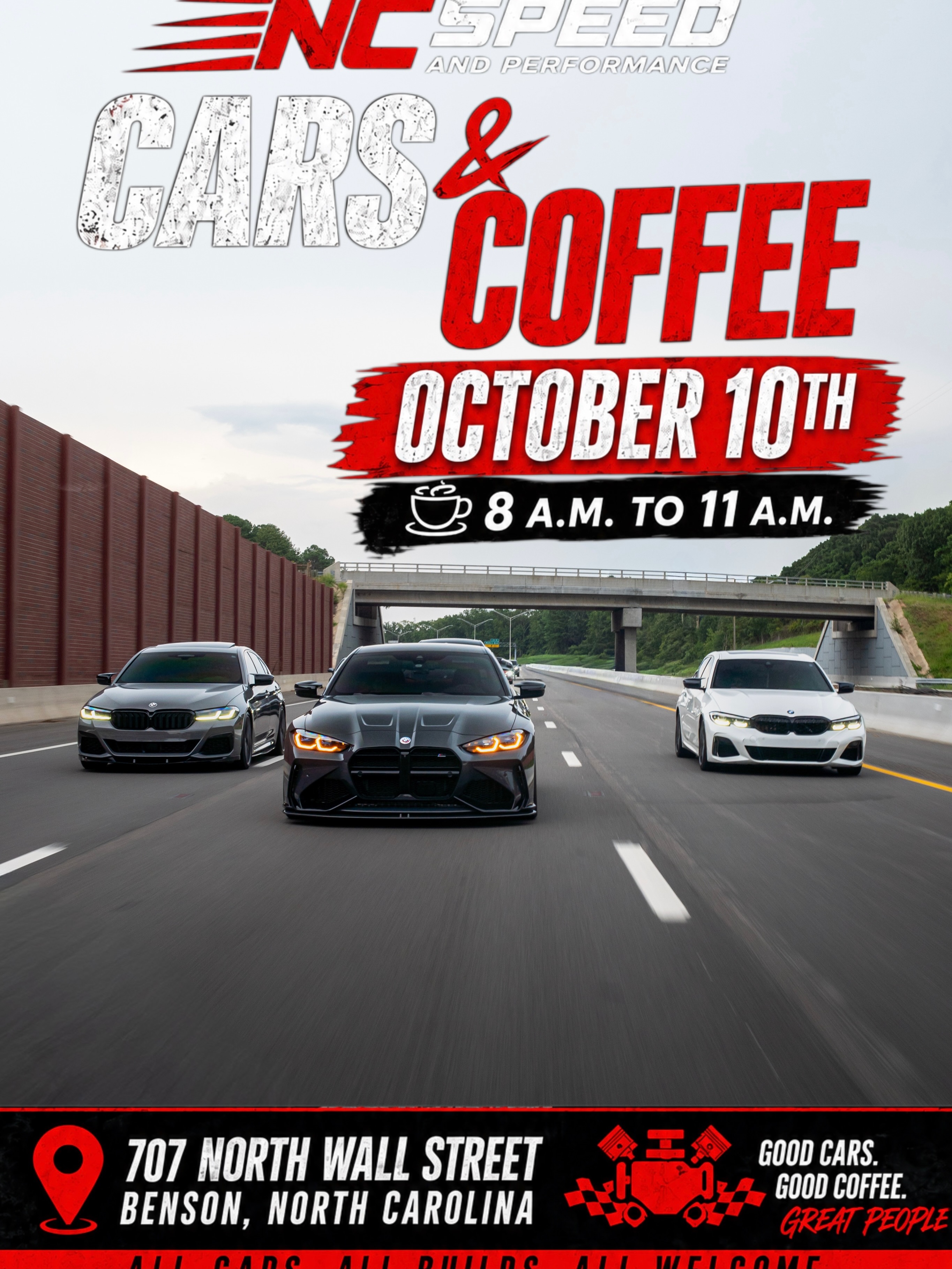 Cars & Coffee at NC Speed & Performance