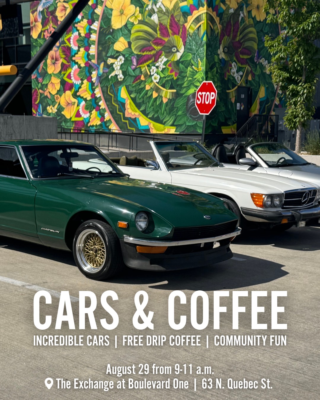Cars & Coffee at The Exchange at Boulevard One