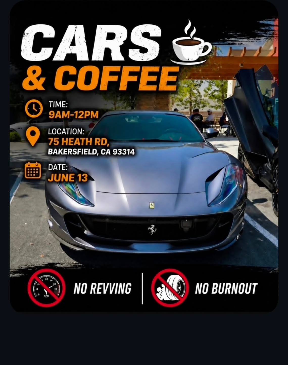 Cars & Coffee Bakersfield