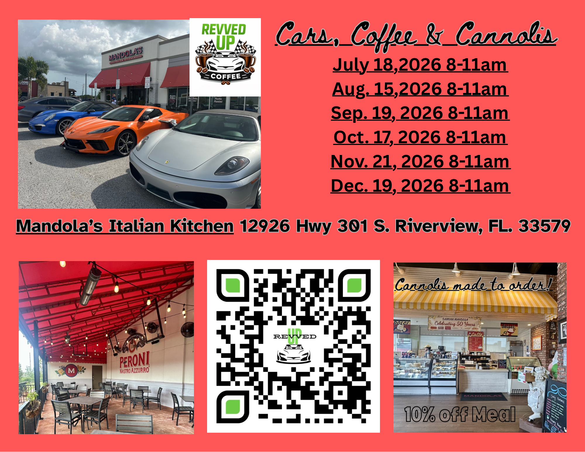 Cars, Coffee & Cannolis