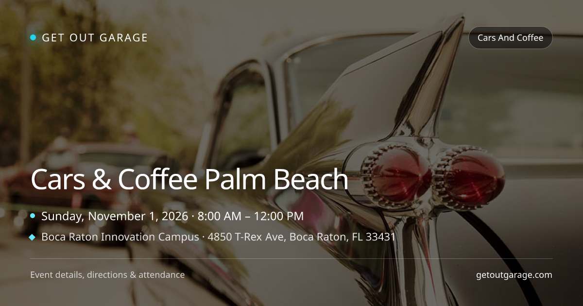 Cars & Coffee Palm Beach